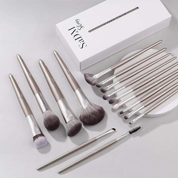 15-Piece Makeup Brush Set – SadM Shiny