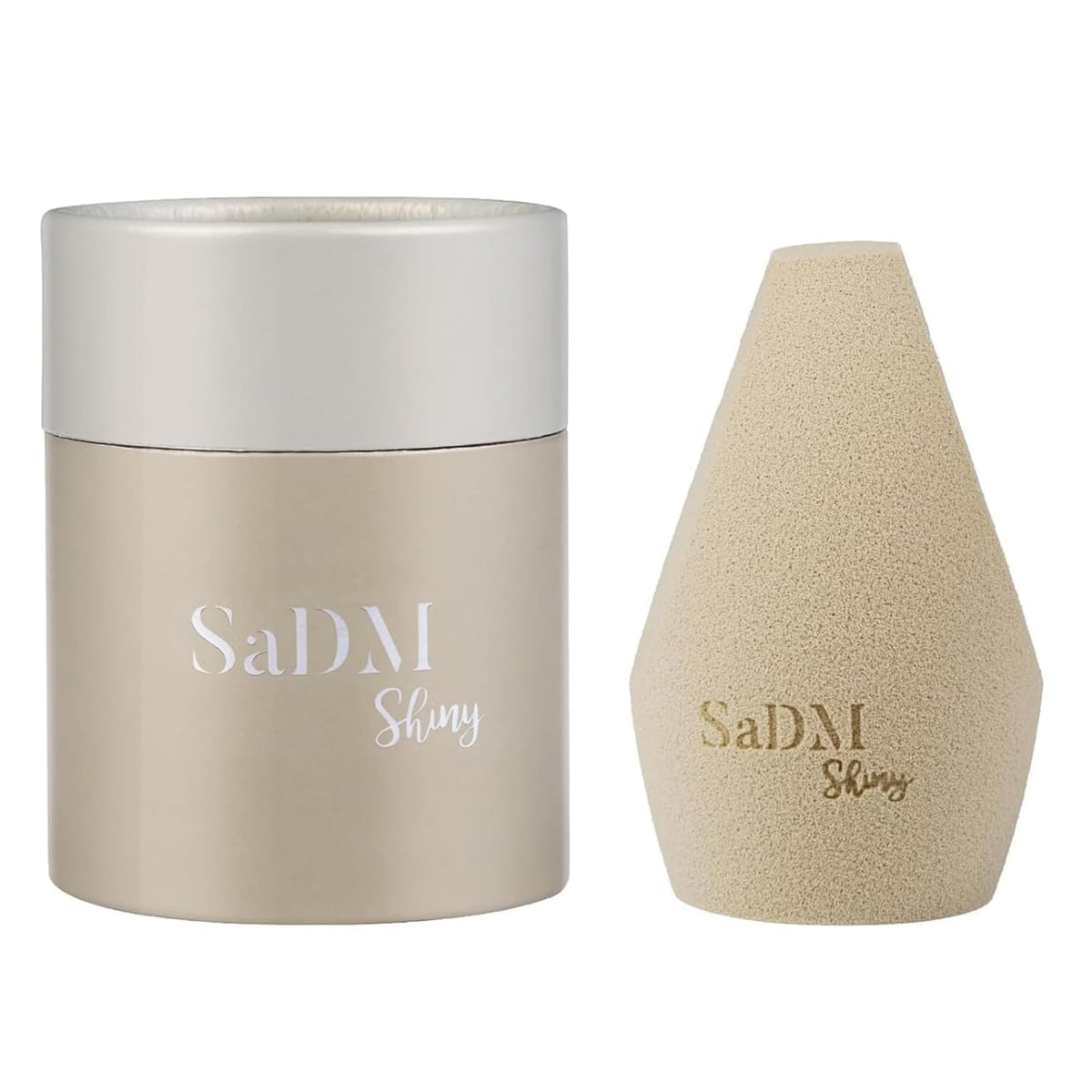 Champagne Gold Angled Corner Makeup Sponge | Precision Blender